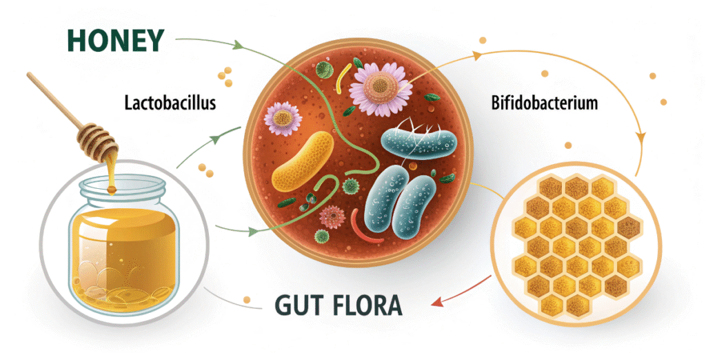 The Gut-Honey Connection