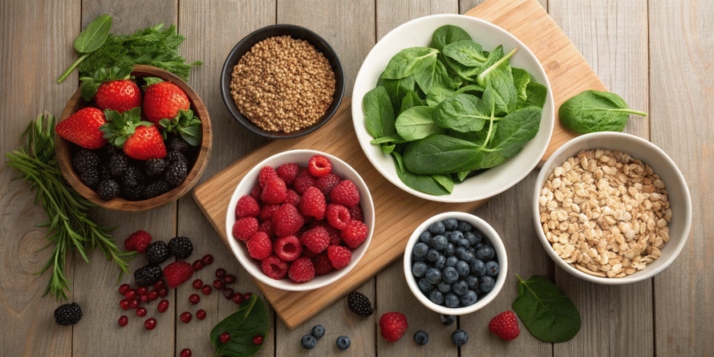 high-fiber gut healing foods