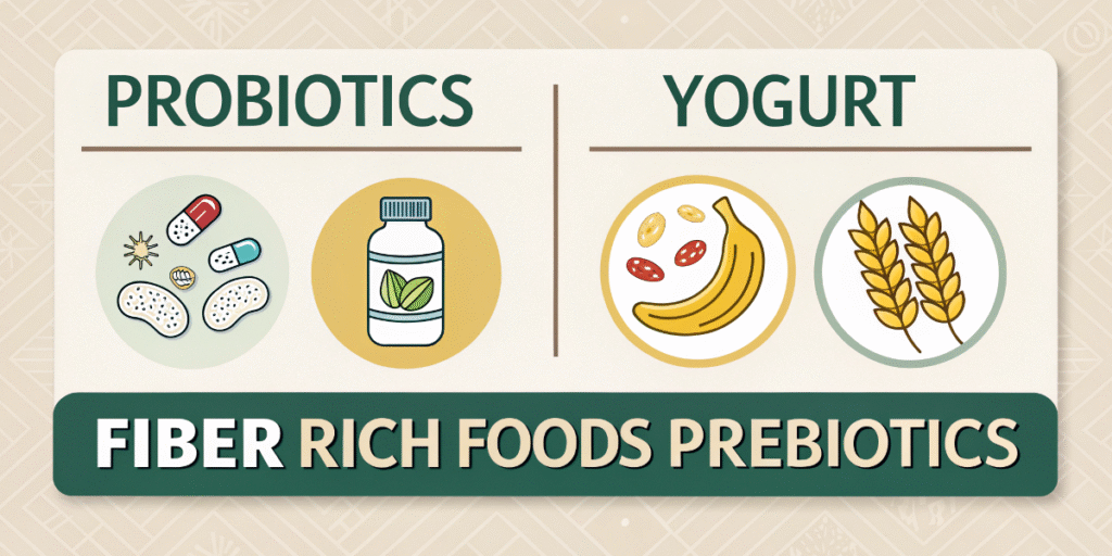 Probiotics vs Prebiotics